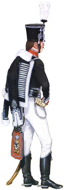 Униформа офицера 5-го прусского гусарского полка, 1806 год - Uniformen Offizier der preußischen Husaren 5th, 1806