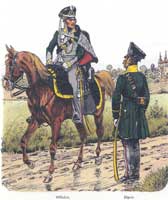 Добровольцы-охотники 1-го Силезского гусарского полка, 1813 год