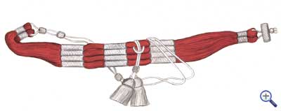 Кушак нижних чинов прусских гусар, 1808 год - Sash of the lower ranks of the Prussian hussar regiments