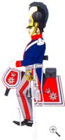 офицерский фельдмашиг прусского Garde du Corps, 1815 год