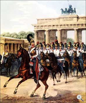 Униформа прусского полка Garde du Corps, 1815 год - Uniformen preußischen Regiment Garde du Corps 1815