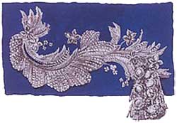 Вышитые петли на офицерские мундиры прусских кирассир, после 1806 года