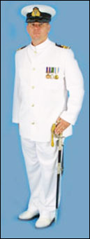 летняя униформа 1W Королевского флота Новой Зеландии