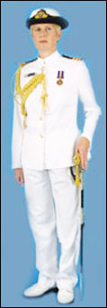 летняя униформа 1W Королевского флота Новой Зеландии