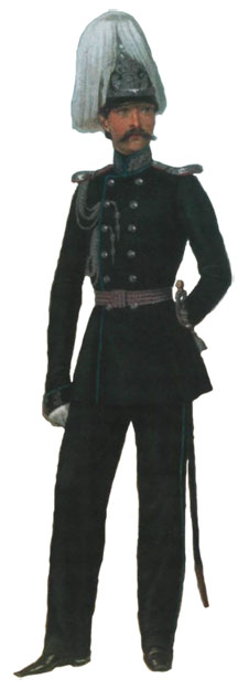Униформа обер-офицера Корпуса военных топографов