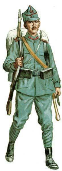 униформа румынской армии 1912 года