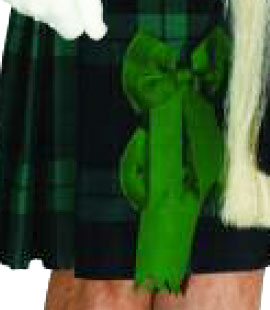 розетка на юбке солдат Королевского полка Шотландии (Royal Regiment of Scotland)