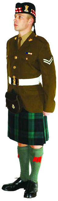 Капрал Королевского полка Шотландии (Royal Regiment of Scotland) в униформе № 2В.