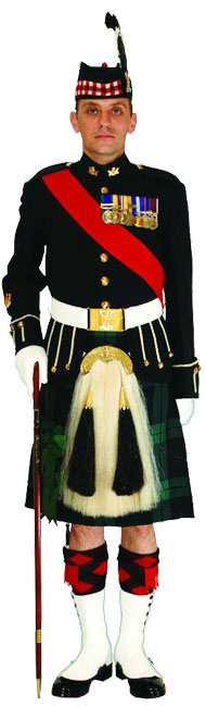 церемониальная униформа Королевского полка Шотландии (Royal Regiment of Scotland)