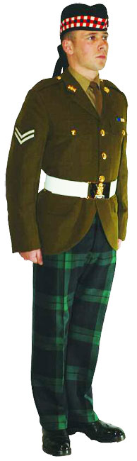 Капрал Королевского полка Шотландии (Royal Regiment of Scotland) в униформе № 2С.