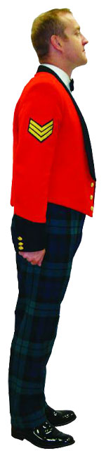 Униформа для приемов № 10В WO (уоррент-офицера) и SNCO (старшего унтер-офицера) Королевского полка Шотландии (Royal Regiment of Scotland). 