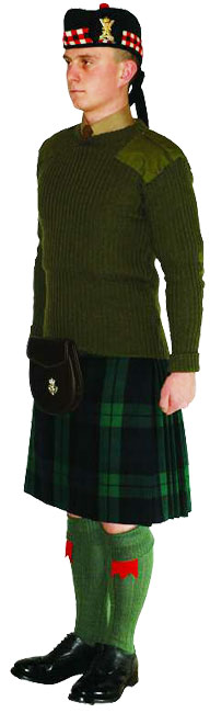 Капрал Королевского полка Шотландии (Royal Regiment of Scotland) в униформе № 13А.