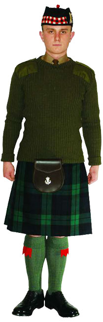 Капрал Королевского полка Шотландии (Royal Regiment of Scotland) в униформе № 13А.