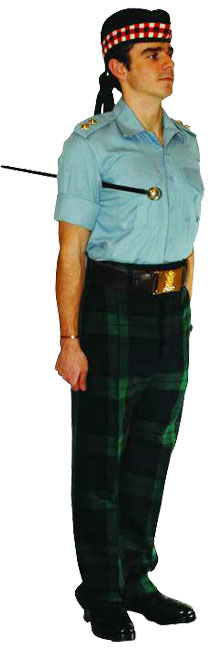 Офицер Королевского полка Шотландии (Royal Regiment of Scotland) в униформе № 14C.