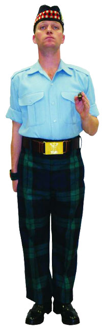 Униформа № 14C WO (уоррент-офицера) и SNCO (старшего унтер-офицера) Королевского полка Шотландии (Royal Regiment of Scotland). 