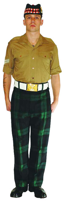 Капрал Королевского полка Шотландии (Royal Regiment of Scotland) в униформе № 14С.