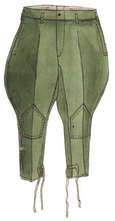 Шаровары рядового состава ВВС РККА 1938 г.