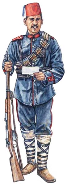 униформа турецкой армии 1912-1918 гг.
