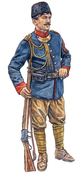 униформа турецкой армии 1912-1918 гг.