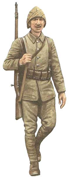 униформа турецкой армии 1912-1918 гг.