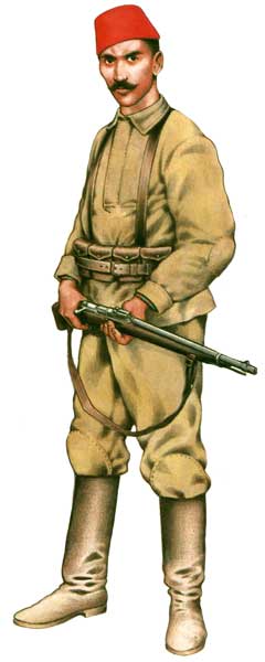 униформа турецкой армии 1914-1918 гг.
