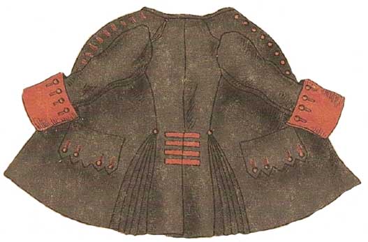 Кафтан фузилера Лейб-гвардии Преображенского полка