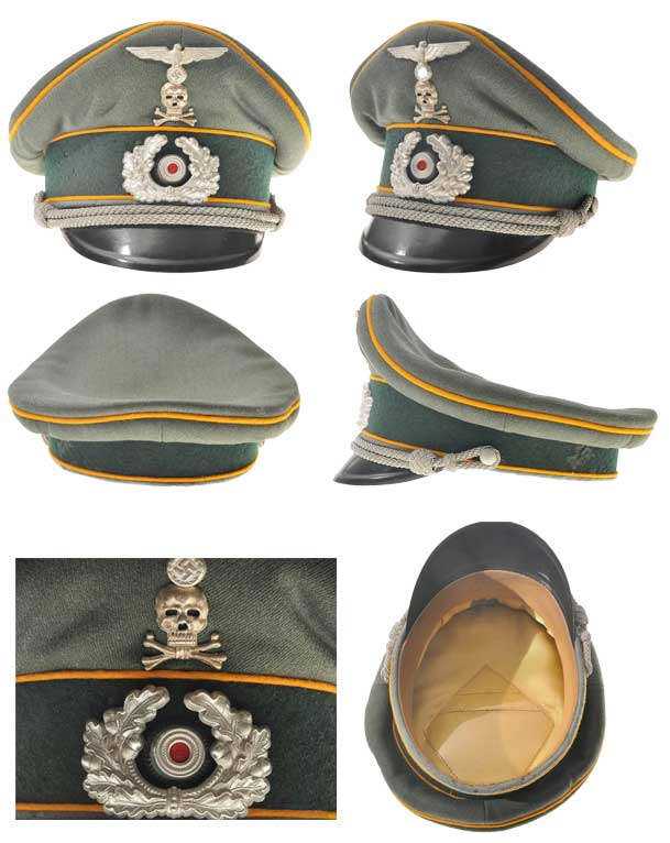 офицерская фуражка кавалериста вермахта